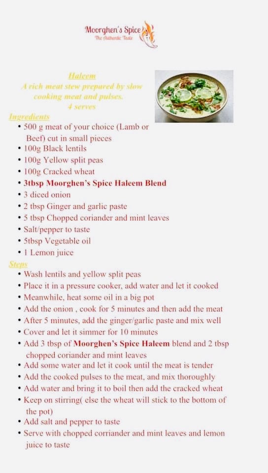 Haleem mix 125g -blended spices / Mélange d’épices