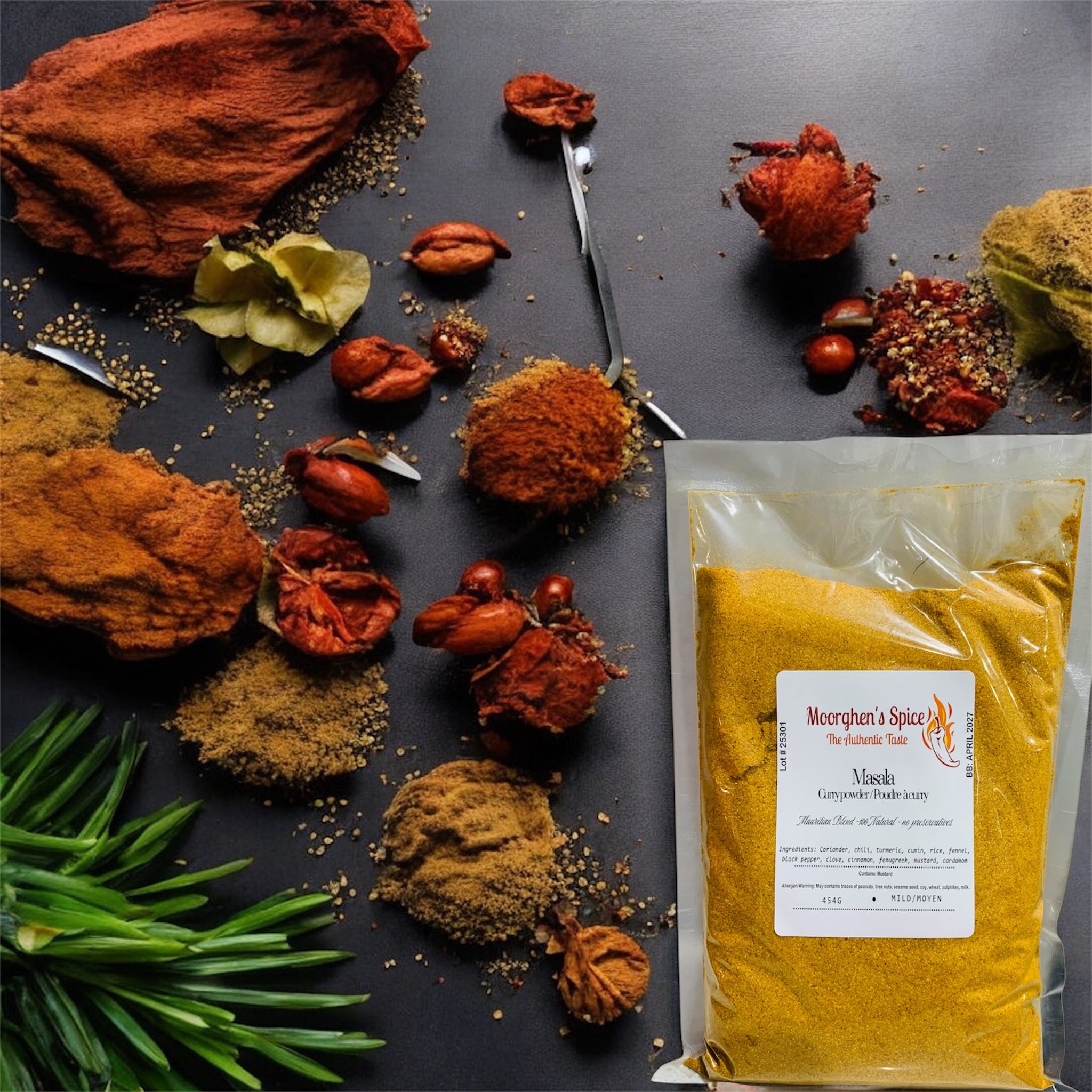 Masala Mild 400g- curry powder/ poudre a curry